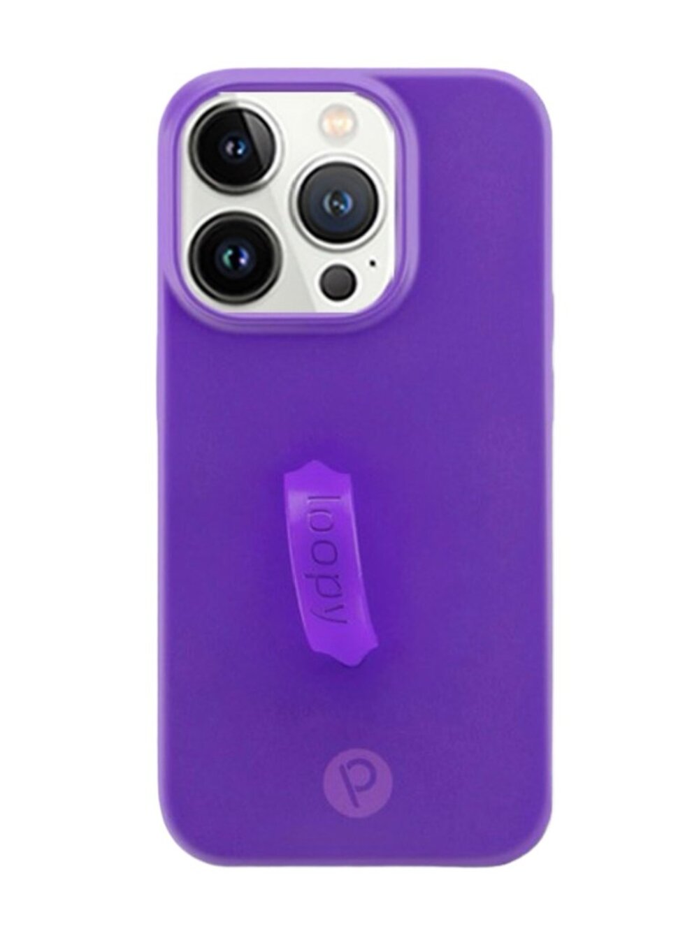 NWT Loopy NEON VIOLET Purple Blue iPhone 15 Pro Max Phone Case - Righty